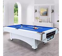 Tavolo Da Biliardo Americano Convertibile 2 In 1 - Biliardo E Tavolo Da Pranzo Da 8 Piedi For La Casa, Set Completo For Adulti(C,2.74m)