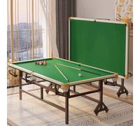 Tavolo da biliardo e ping pong pieghevole 2 in 1, for interni, casa, corno in ottone, allenamento di precisione a cinque punti(A,2m)