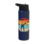 Tavolo da biliardo in stile retrò, biliardo, biliardo Stainless Steel Insulated Water Bottle