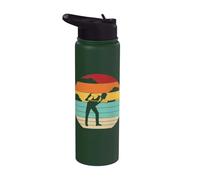 Tavolo da biliardo in stile retrò, biliardo, biliardo Stainless Steel Insulated Water Bottle