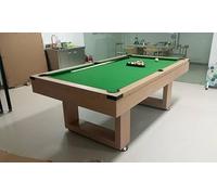 Tavolo da Biliardo Multifunzionale con Tavolo da Pranzo e Tavolo da Ping Pong, Ideale per Il Tempo Libero in Famiglia, Include Tutti Gli Accessori, Tappi cromati