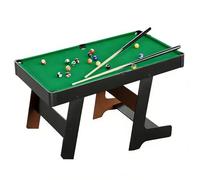 Tavolo da biliardo portatile, tavolo da biliardo pieghevole con set completo di accessori, design leggero e robusto for serate di gioco all'aperto for famiglie(D)