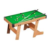 Tavolo da biliardo portatile, tavolo da biliardo pieghevole con set completo di accessori, design leggero e robusto for serate di gioco all'aperto for famiglie(F)