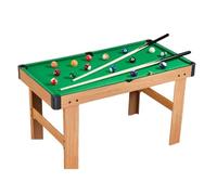 Tavolo da biliardo portatile, tavolo da biliardo pieghevole con set completo di accessori, design leggero e robusto for serate di gioco all'aperto for famiglie(I)