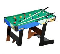 Tavolo da biliardo portatile, tavolo da biliardo pieghevole con set completo di accessori, design leggero e robusto for serate di gioco all'aperto for famiglie(B)