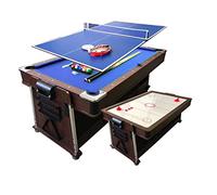 Tavolo da Biliardo Professionale Tavolo Multigioco Biliardo 3 in mod. 7ft Mattew blu
