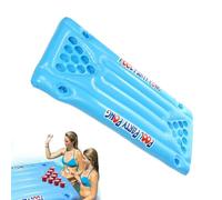 Tavolo da birre - tavolo da gioco gonfiabile, forniture per feste in yard di birra | Raft da pong pong per adulti, accessori per le merci per il libero per piscine estive ed eventi sul