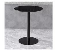 Tavolo da bistrot rotondo in metallo per patio e sala da pranzo al coperto, versatile tavolino da caffè per esterni o dessert - perfetto per piccoli spazi e riunioni