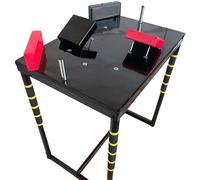 Tavolo Da Braccio Di Ferro Professionale Palestra,Braccio Standard Wrestling Battle Table Per Allenare I Muscoli Delle Braccia E Del Polso Per Famiglia E Ufficio(Nero)