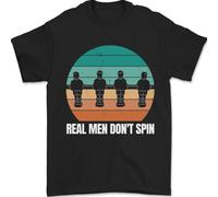 Tavolo Da Calcio Balilla Reale Uomo Non Girano T-Shirt 100% Cotone