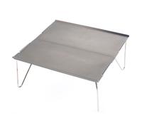 Tavolo da Campeggio in Alluminio Scrivania da Campeggio Compatta Alta Capacit??