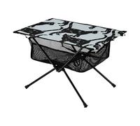 Tavolo da campeggio pieghevole con simpatico gatto nero rettangolare Oxford tavolo da picnic portatile con borsa per il trasporto per picnic campeggio viaggio