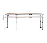 Tavolo da campeggio pieghevole in alluminio 180 x 60 cm