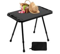 Tavolo da campeggio pieghevole portatile borsa multiuso | Tavolo da spiaggia per cucinare all'aperto, picnic, campeggio, barca, viaggi, giardino, patio, sala da pranzo, barbecue