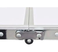 AX Tavolo Campeggio PicNic Maniglia 180x60x70/62/55cm Piano Pieghevole MDF 41326