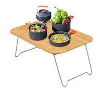 Tavolo Da Campeggio Pieghevole - Tavolo Da Cucina Da Picnic In Legno, Scrivania Pieghevole Compatta | Descrizione Di Lettura Del Laptop Portatile Per Viaggi Balcone Da Giardino Per Case Da Viaggio In