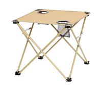 Tavolo Da Campeggio Portatile | Tavolo Leggero Con 2 Portabicchieri | Accessorio Portatile per Esterni Viaggi Trekking Pranzo Spiaggia Picnic Giardino Balcone