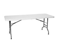 Tavolo da catering pieghevole, bianco, 183x75 cm, portata massima 150 kg - Hendi