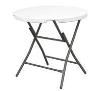 Tavolo da cocktail pieghevole WELLHOME 80 x 80 x 74 cm