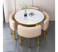 Tavolo Da Colazione Rotondo Per Conferenze Set Di Tavolo E Sedie Rotondi Set Di Tavolo E Sedie Da Pranzo Tavolo Da Cucina Moderno Per Cena Per Casa/Giardino/Ristorante #41 80x75cm/31.5x29.5in(WxH)