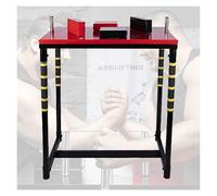 Tavolo da combattimento for braccio di ferro scrivania attrezzatura allenamento palestra polso delle braccia ideale l'intrattenimento in ufficio a casa(Red)