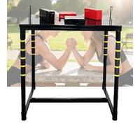 Tavolo da combattimento professionale for braccio di ferro, tavolo for la forza del polso utilizzato for gare di fitness e intrattenimento a casa(Nero)