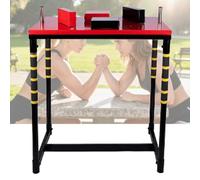 Tavolo da combattimento professionale for braccio di ferro, tavolo for la forza del polso utilizzato for gare di fitness e intrattenimento a casa(Red)
