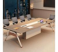 Tavolo da conferenza con passacavi, ideale per sale riunioni e uffici, design elegante e funzionale per spazi collaborativi, perfetto per riunioni e allenamenti