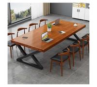 Tavolo da conferenza extra spesso per riunioni di lavoro e semi posti 4-8 design professionale sala riunioni pelliccia ideale per collaborazioni