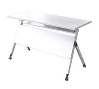 Tavolo da conferenza mobile pieghevole versatile per riunioni, seminari e studio, design salvaspazio per casa, ufficio e podcast