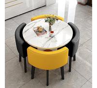 tavolo da conferenza moderno, E sedie Piccola sala ricevimenti Tavolo da club con sedie Set Tavolo da pranzo da cucina semplice Set 1 tavolo 4 sedie Tavolo da negoziazione for riunioni 80 cm(H)