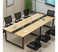 Tavolo da conferenza per 10 persone, rettangolare, grande, per riunioni e formazione, moderno, con struttura resistente, ideale per seminari e collaborazioni, 160 x 100 x 74 cm