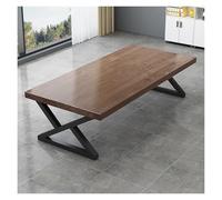 Tavolo da conferenza per riunioni di lavoro, design semi extra spesso, per 4-8 persone e pelliccia da ufficio, ideale per collaborazioni