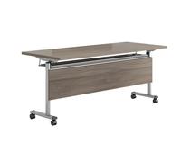 Tavolo da conferenza pieghevole con ruote girevoli, tavolo rettangolare per sala riunioni per ufficio e aula portatile, 160 x 40,6 x 73,7 cm, ideale per eventi e collaborazioni