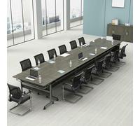 Tavolo da conferenza pieghevole con ruote, tavolo modulare mobile per allenamento per ufficio e aule, ideale per riunioni e spazi collaborativi (otto tavoli)