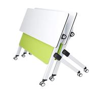 Tavolo da conferenza pieghevole espandibile con ruote silenziose - Design modulare per layout di sale riunioni personalizzabili e spazi di lavoro ibridi, perfetto per riunioni e collaborazioni.