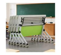 Tavolo da conferenza pieghevole modulare regolabile, moderno con ruote bloccabili, soluzioni for riunioni dinamiche, corsi di formazione(55 * 16 * 29.5in)