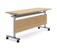 Tavolo da Conferenza Pieghevole su Ruote, Tavolo da Conferenza Pieghevole Mobile, Pannello Divisorio per La Privacy e Ripiano, Liberamente Combinabile,10pcs,120 * 40 * 75cm