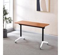 Tavolo da conferenza pieghevole, tavolo da allenamento mobile con ruote, tavolo per sala riunioni per seminari, scrivania per riunioni con piano ribaltabile per sala riunioni(C,10PCS)