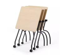 Tavolo da conferenza pieghevole, versatile, per riunioni e collaborazioni, design compatto, 90 x 60 x 75 cm