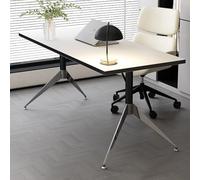 Tavolo da conferenza rettangolare con gambe in metallo a forma di Y, ideale per piccoli uffici e seminari di formazione