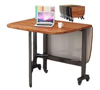Tavolo da cucina compatto pieghevole a foglia cadente, salvaspazio, set da pranzo per interni ed esterni, con sedie, ideale per lavoro, studio e sala da pranzo, perfetto per piccoli spazi