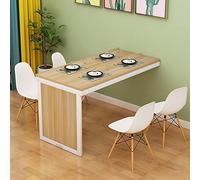 Tavolo da cucina pieghevole da parete, design a foglia cadente, salvaspazio, per camera da letto, soggiorno, ufficio, compatto ed elegante