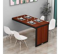 Tavolo da cucina pieghevole da parete, design a foglia cadente, salvaspazio, per camera da letto, soggiorno, ufficio, compatto ed elegante
