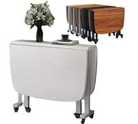 Tavolo da cucina pieghevole, salvaspazio, per interni ed esterni, 100 x 60 cm