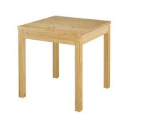 Tavolo da cucina pizzerie 75x75 con zampe intagliate in Pino massello 90.70-50C