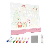 Tavolo da disegno a LED con 13 effetti di luce - Blocco per appunti con pen