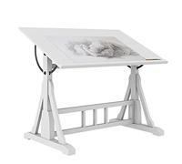 Tavolo da Disegno in Legno, Tavolo da Lavoro inclinabile da Tavolo, Grande Piano del Tavolo con Bordo a Coste, scrivania da Studio per Scrivere, opere d'Arte, Studio degli artisti, 39,4 x 23,6 polli