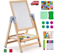 Tavolo da Disegno Lavagna magnetica con cavalletto regali giocattoli per bambini