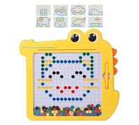 Tavolo Da Disegno Magnetico - Design Del Cuscinetto Con Perline Colorate, Superficie Di Scrittura Cancellabile E Riutilizzabile, Giocattolo Per Attività Educative In Età Prescolare, Struttura In